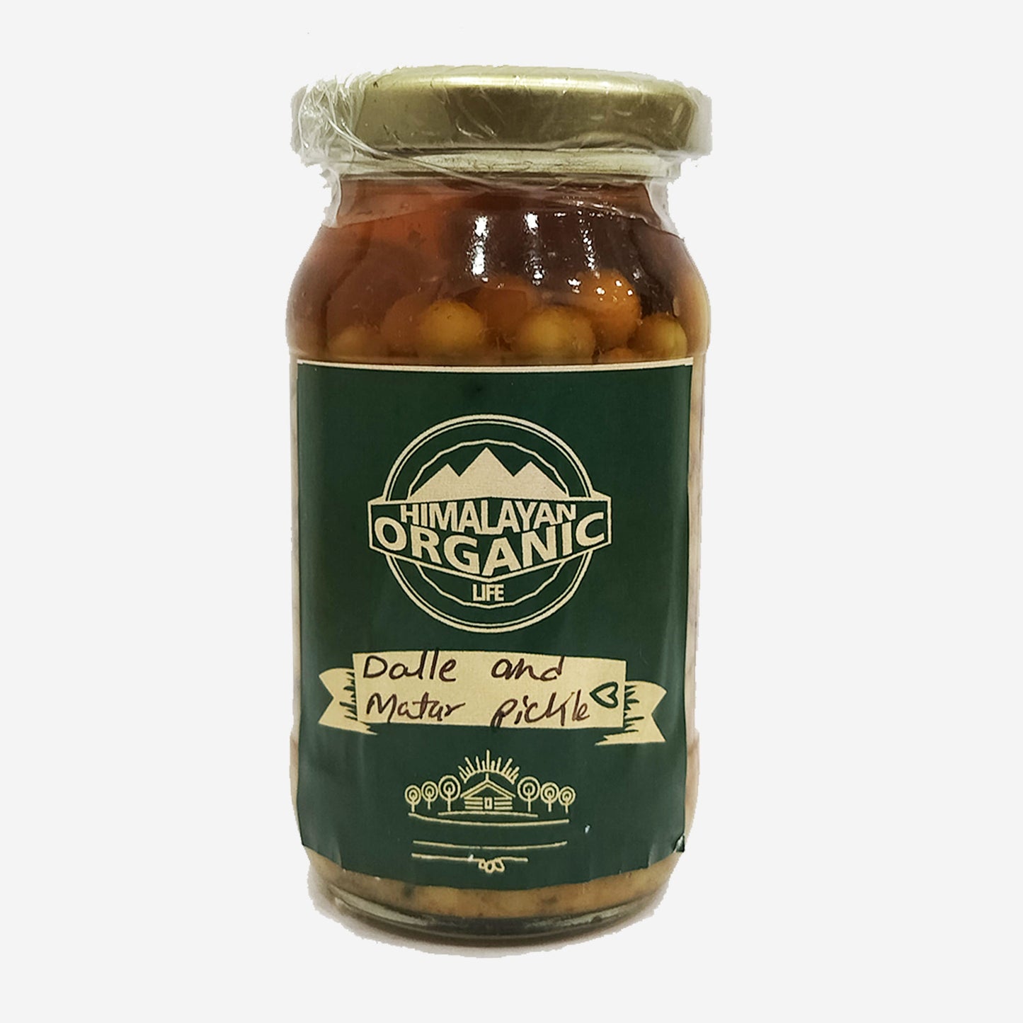 Dalle kharsani and Mattar Pickle (200 gms)|Mattar ko Achaar| Homemade| Naturally grown Dalle and Mattar