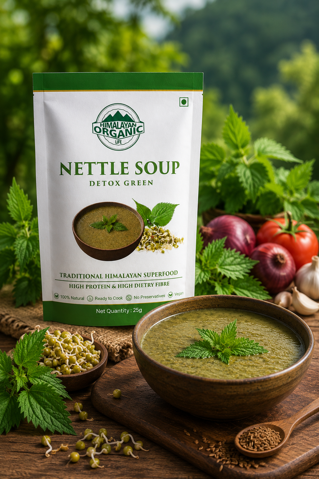 Nettle Soup Mushroom Umami I Pack of 4 l 25 gms each