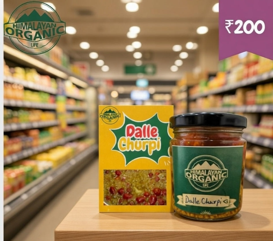Churpi-Dalle pickle (200 gms ) | Cheese Dalle Pickle | Fiery Hot |
