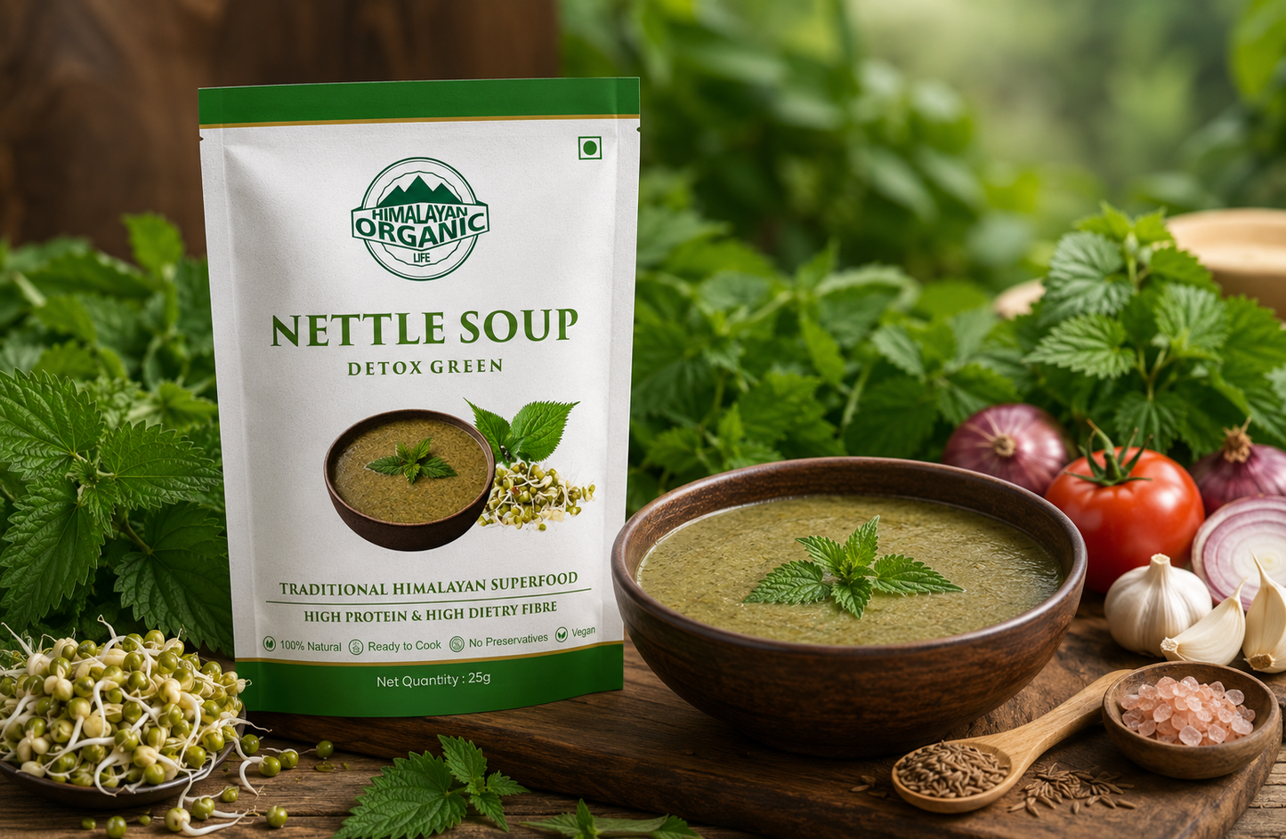 Nettle Soup Detox Green | Pack of 4 | 25 gms each