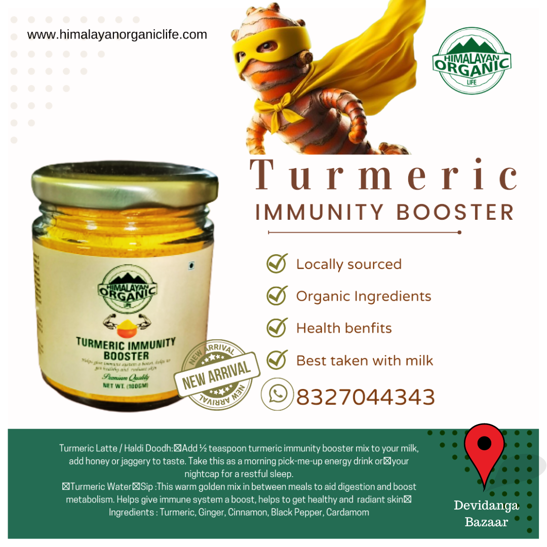 Turmeric Immunity Booster (100 gms)| Golden Milk | High Curcumin |