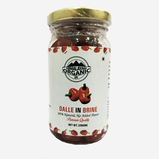 Dalle in Brine (200 gms) | Fiery Hot | Hot and Tangy | Home made | Naturally made|