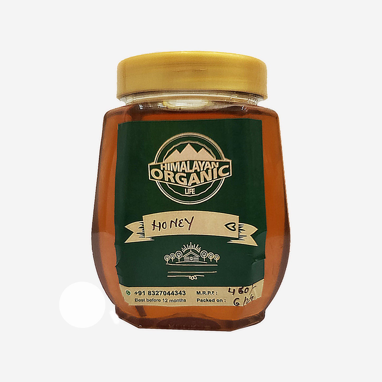 Raw Honey (500 gms)|100% Pure and Natural | No Sugar Adulteration|