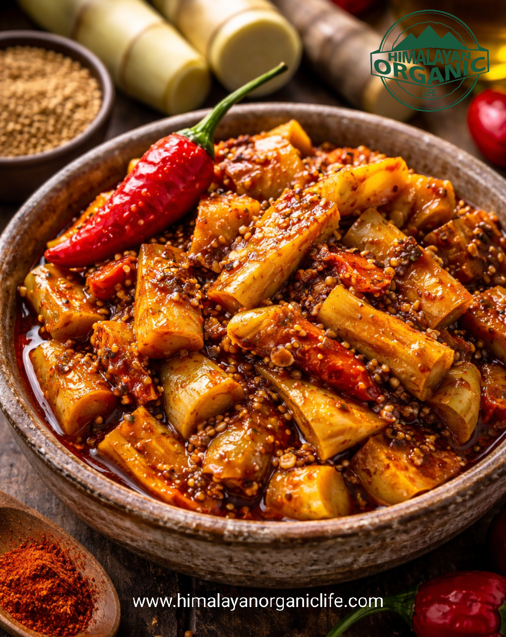 Bamboo Shoot Pickle with Dalle (200 gms)