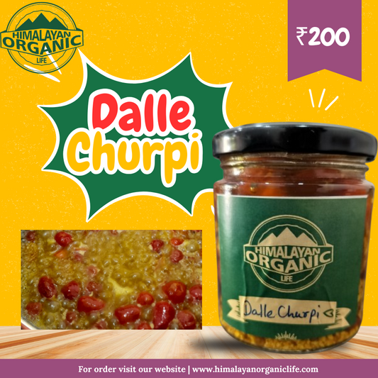 Churpi-Dalle pickle (200 gms ) | Cheese Dalle Pickle | Fiery Hot |