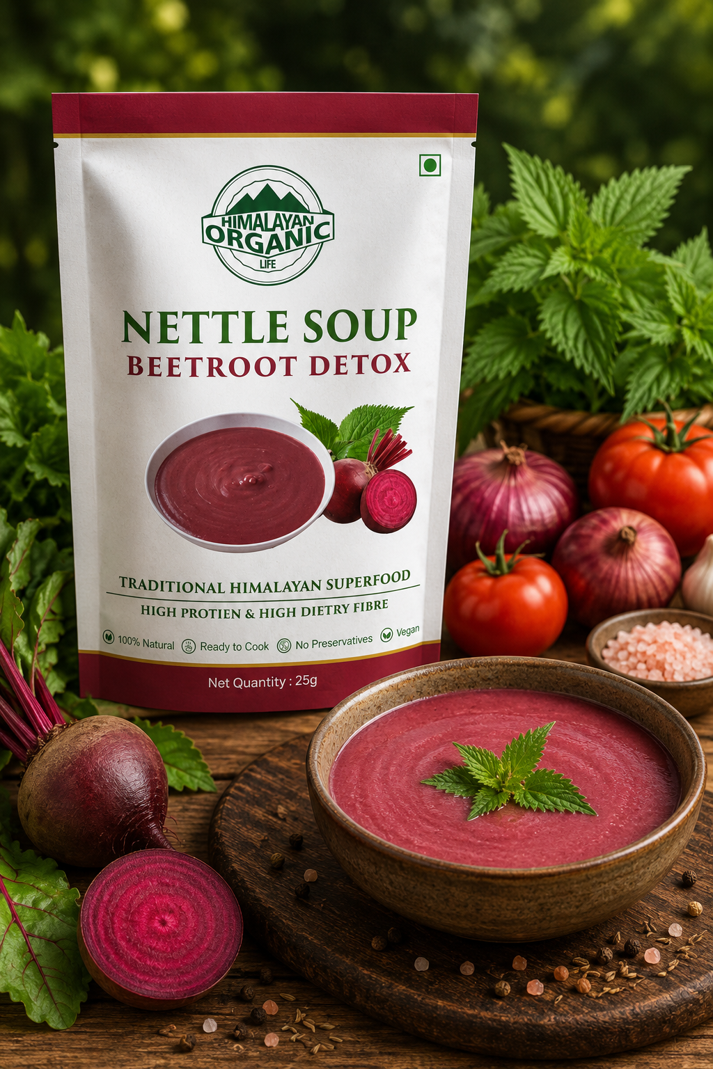 Nettle Soup Beetroot Detox l Pack of 4 l 25 gms each